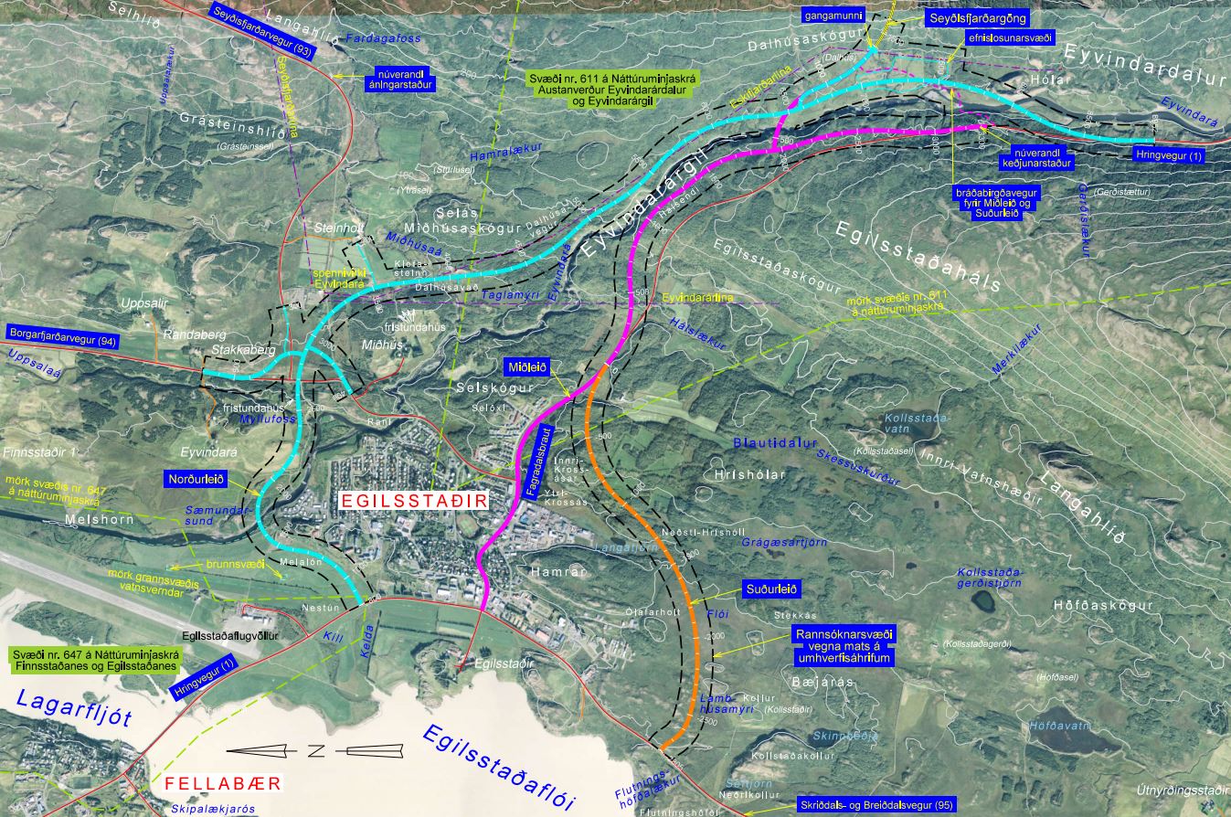 fjardarheidargong vegir